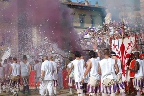Jacopo Giugni al Calcio Storico Fiorentino